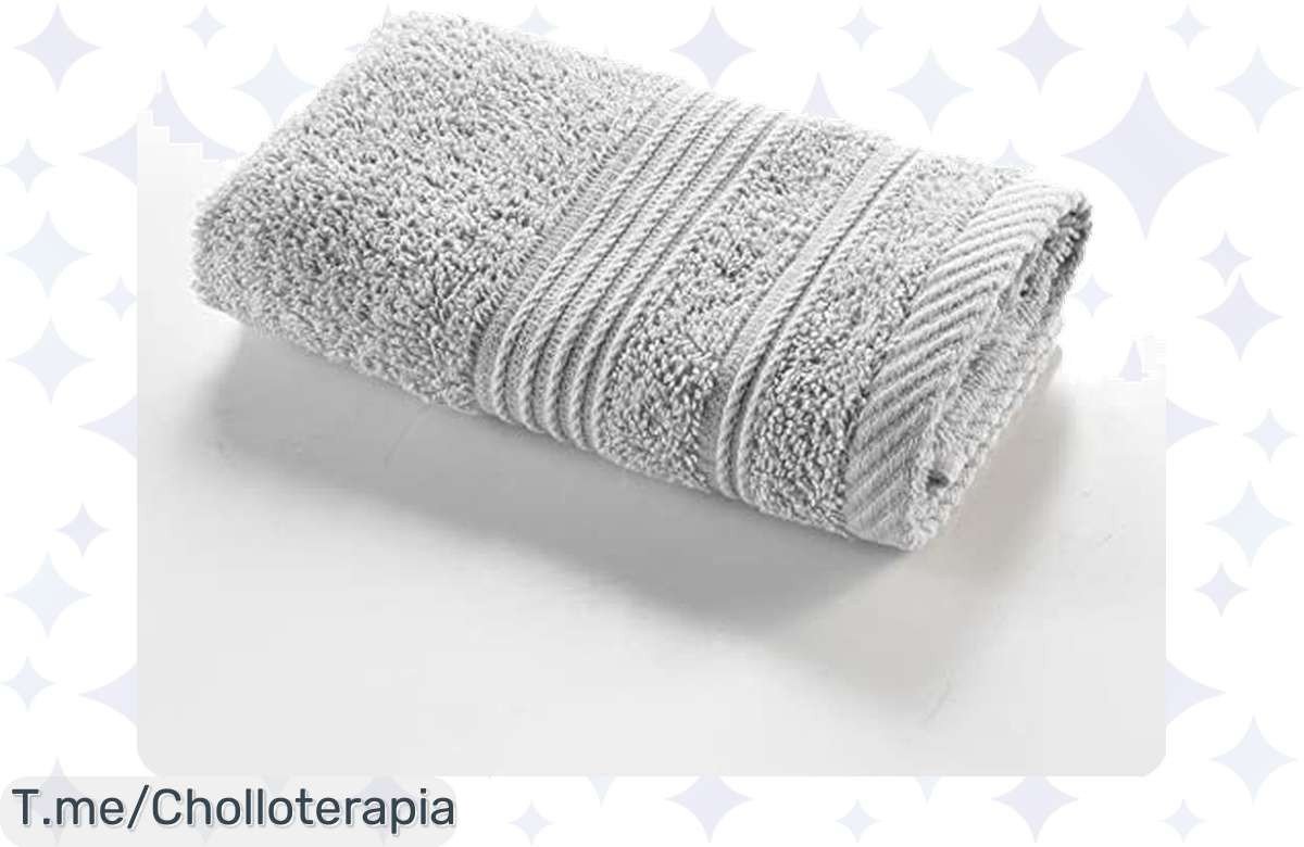 Transforma tu baño con la toalla de invitados más suave del mundo, 100% algodón peinado para un secado instantáneo. ¡Aprovecha este ofertón y cómprala ya!