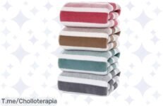 Transforma tu baño en un SPA con nuestro juego de toallas en vellón coral, ¡ofertón de suavidad y secado rápido! No dejes pasar este chollo, compra ahora y siente la diferencia