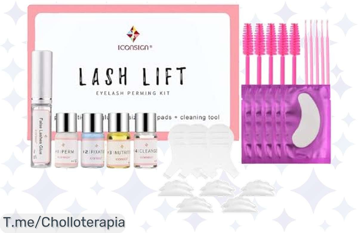 Transforma tu belleza con el kit de lifting de pestañas, consigue una mirada deslumbrante y natural en casa. ¡No te quedes sin él, oferta limitada a precio loco!