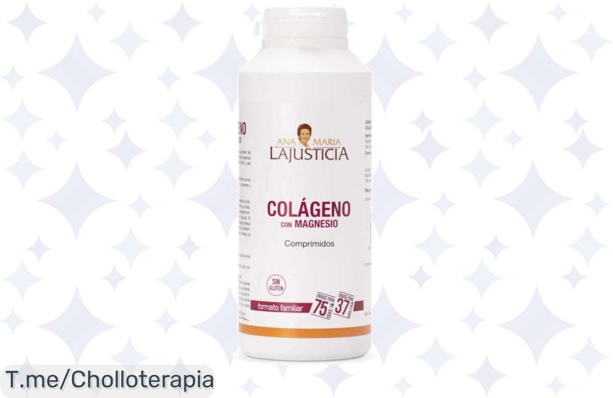 Transforma tu bienestar con colágeno y magnesio, un super chollo para tus articulaciones. Oferta limitada que no puedes dejar pasar. ¡Compra ya y siéntete como nuevo!