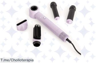 Transforma tu cabello con el Cepillo Secador 5 en 1 a todo potencia, ¡ofertón exclusivo y limitado! Consigue un acabado perfecto cada día Compra ahora antes de que se agoten