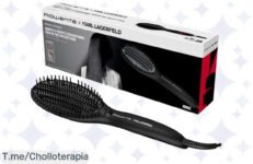 Transforma tu cabello con el cepillo alisador Rowenta x Karl Lagerfeld y di adiós al encrespamiento a un precio loco ¡aprovecha este ofertón antes de que se acabe!