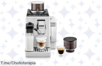 Transforma tu café en magia con la De'Longhi Rivelia, 16 bebidas irresistibles y limpieza fácil, aprovecha este super chollo antes de que se agote ¡Compra ya!