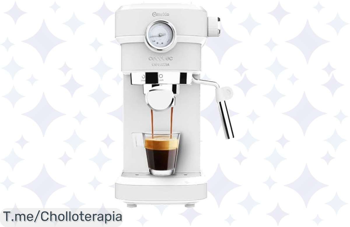 Transforma tu café en un ritual perfecto con Cecotec Cafelizzia 790 White a un precio loco: 20 bares de presión para el mejor espresso en casa. ¡No dejes pasar esta oferta limitada!