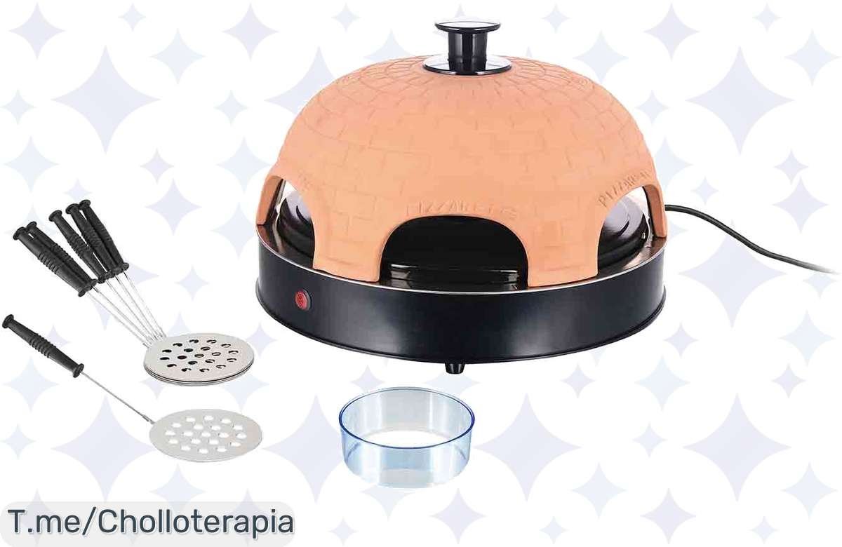 Transforma tu cocina con el Emerio® Horno para Pizza: ¡haz pizzas perfectas en minutos y sorprende a todos! No te pierdas este super chollo, compra ya antes que se agote.