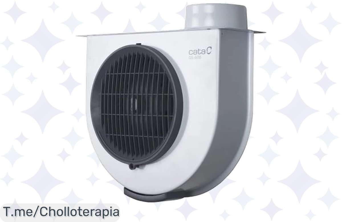 Transforma tu cocina con el extractor Cata GS 600: silencio y potencia en uno, disfruta aire fresco como nunca. ¡Aprovecha este chollo antes de que se agote!