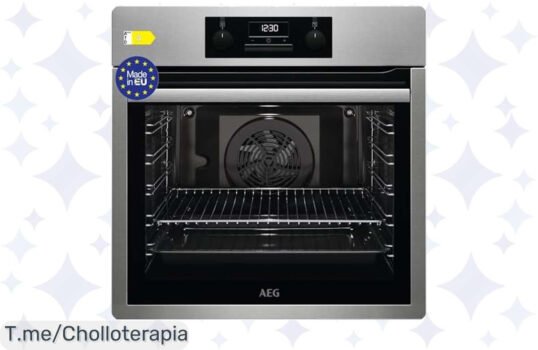 Transforma tu cocina con el horno AEG XXL, limpieza fácil y cocción perfecta en minutos ¡Aprovecha este ofertón limitado y sorprende a todos, compra ya!