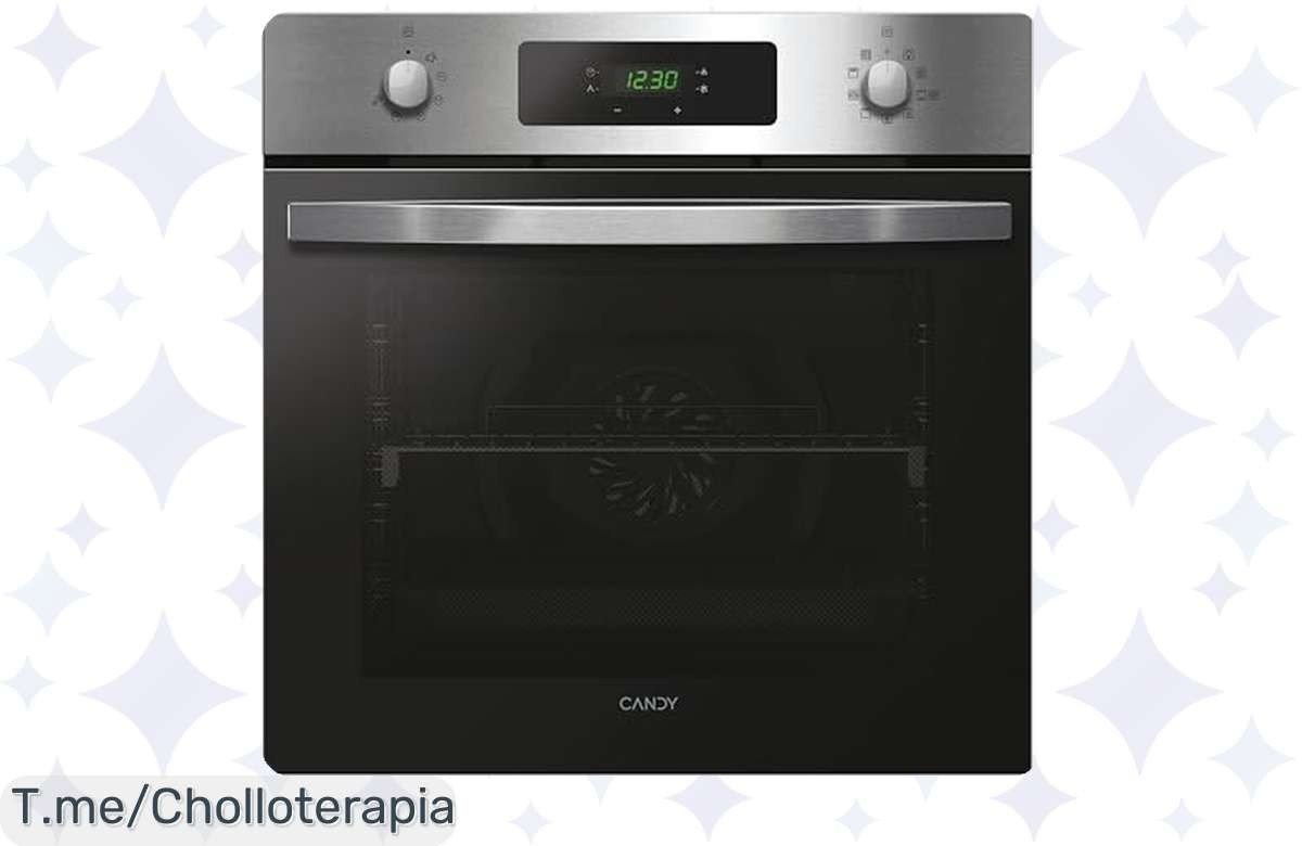 Transforma tu cocina con el horno multifunción pirolítico de Candy, limpieza en 30 minutos y diseño moderno. ¡Hazte con este super chollo antes de que se acabe!