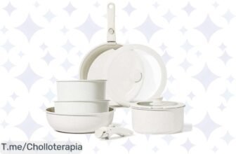 Transforma tu cocina con el juego de sartenes Carote: 9 piezas antiadherentes que hacen la limpieza un juego ¡Aprovecha este super chollo y compra ya antes de que se acabe!