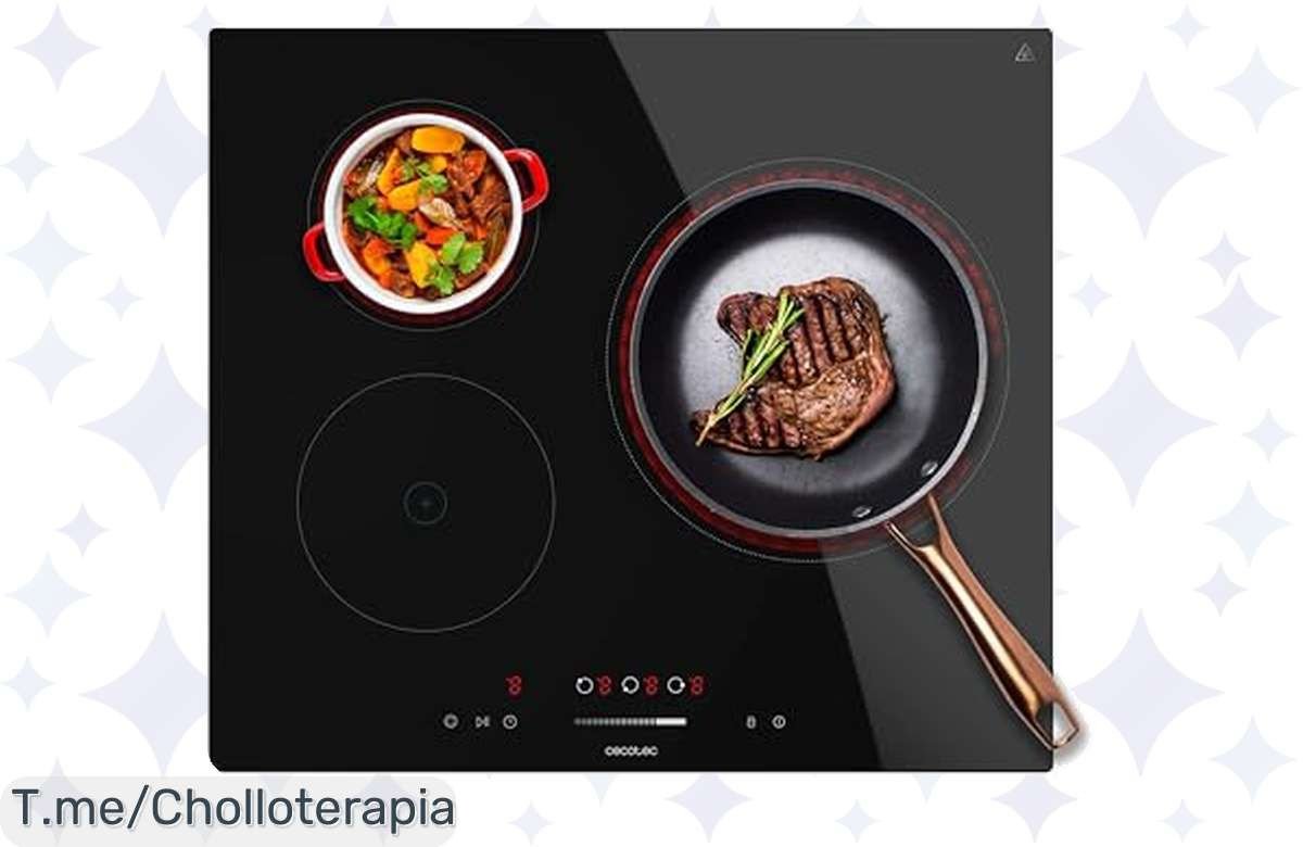 Transforma tu cocina con la Cecotec Vitrocerámica Bolero Squad V 3100 a un precio loco, cocinar será un super chollo y su bloqueo de seguridad te da paz. ¡Compra ya antes que se acabe!