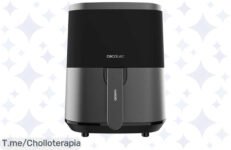 Transforma tu cocina con la Freidora Sin Aceite de Cecotec, un super chollo de 4L que te ofrece 9 menús saludables ¡No te la pierdas, compra ya antes de que se agote!