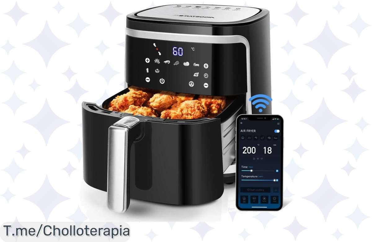 Transforma tu cocina con la Freidora de Aire AIGOSTAR 7L, disfruta comidas saludables y deliciosas con un descuento brutal. ¡No dejes pasar este chollo antes que se agote!