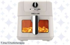 Transforma tu cocina con la Freidora de Aire Cecotec: 5L de sabor y salud con solo una cucharada de aceite ¡No dejes pasar este chollazo, compra ahora antes de que se agote!