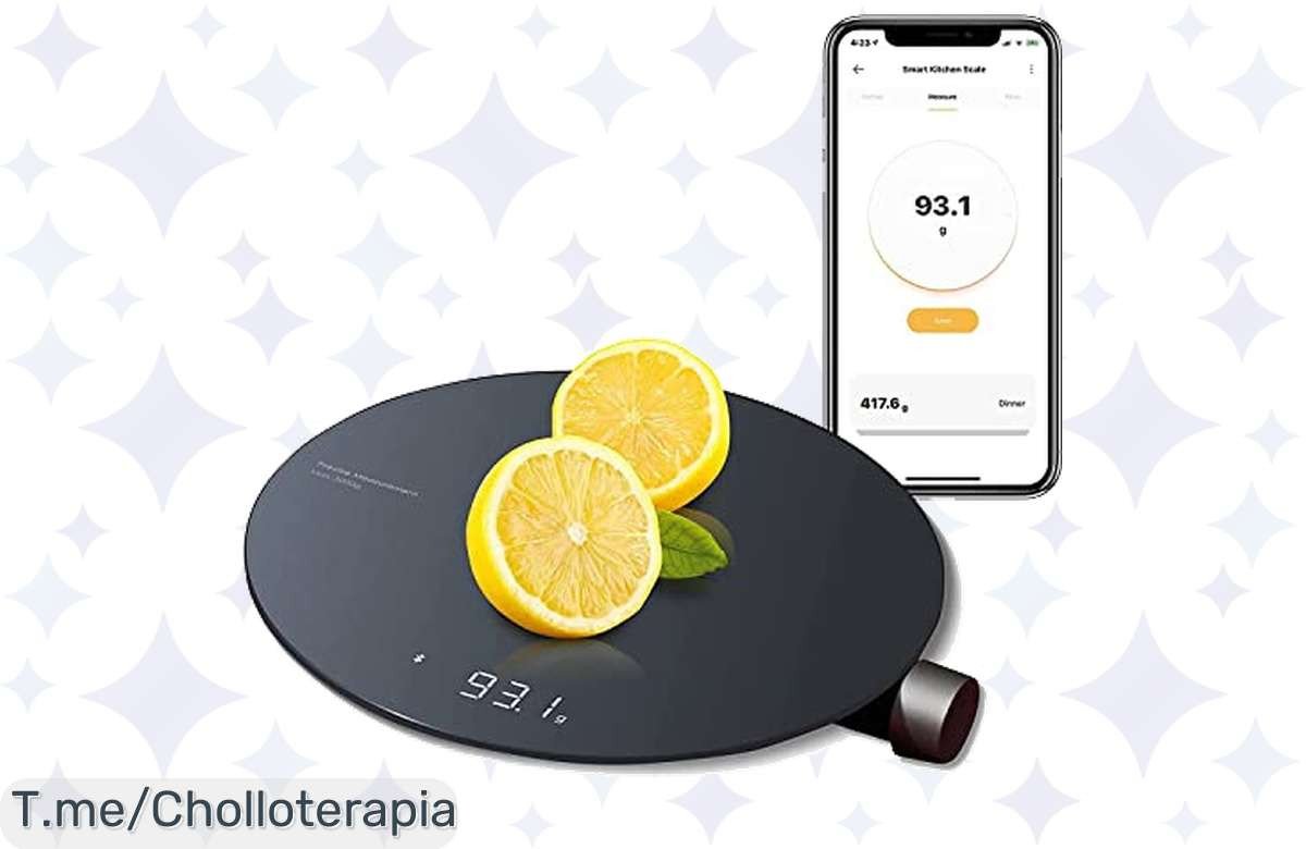 Transforma tu cocina con la HOTO Báscula Inteligente, precisión brutal para recetas perfectas. Aprovecha este super chollo antes que se agote, ¡actúa ya!