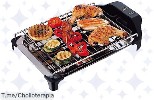 Transforma tu cocina con la Jata BQ101 Electro Barbacoa: un sabor auténtico sin humos y limpieza exprés ¡Aprovecha este super chollo antes que se agote!