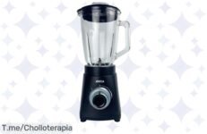 Transforma tu cocina con la batidora de vaso Jocca, 1000W y jarra de cristal a un precio loco ¡Smoothies perfectos te esperan! Oferta limitada, compra ya