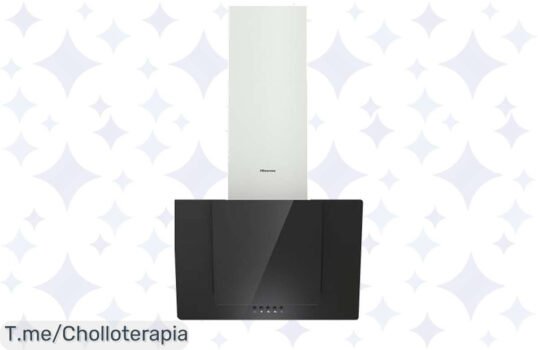 Transforma tu cocina con la campana Hisense CH6IN6BXBG: succión brutal y luz LED, ¡un ofertón único que mantendrá el aire fresco! No dejes pasar este chollo limitado
