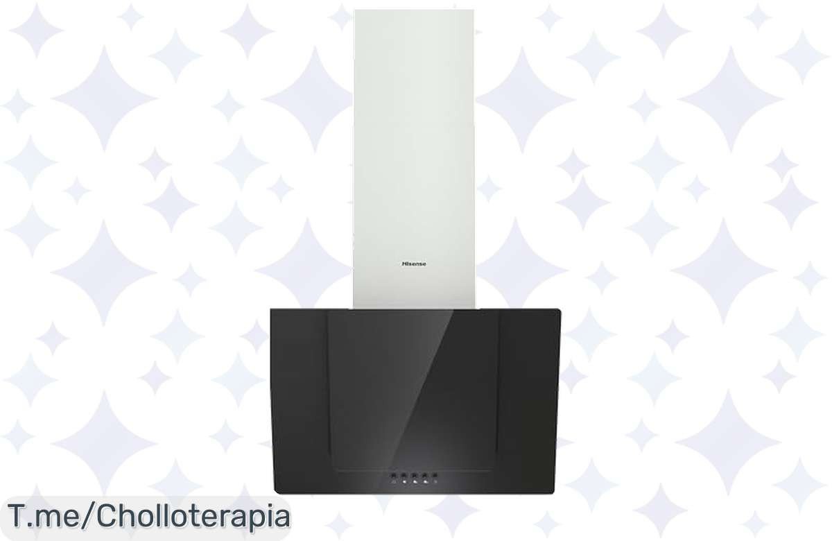 Transforma tu cocina con la campana Hisense CH6IN6BXBG: succión brutal y luz LED, ¡un ofertón único que mantendrá el aire fresco! No dejes pasar este chollo limitado.