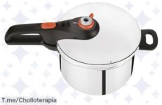 Transforma tu cocina con la olla a presión Tefal de 6 L: un super chollo que cocina al instante y hace delicias ¡No te pierdas este ofertón, compra ya!