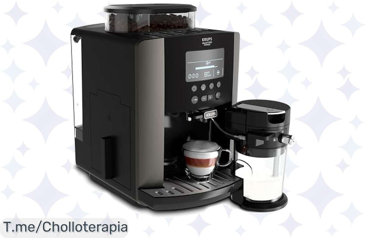 Transforma tu cocina en una cafetería de lujo con la Krups Quattro Force Arabica Latte, disfruta tu café favorito como nunca antes por un precio loco. ¡No te lo pierdas!