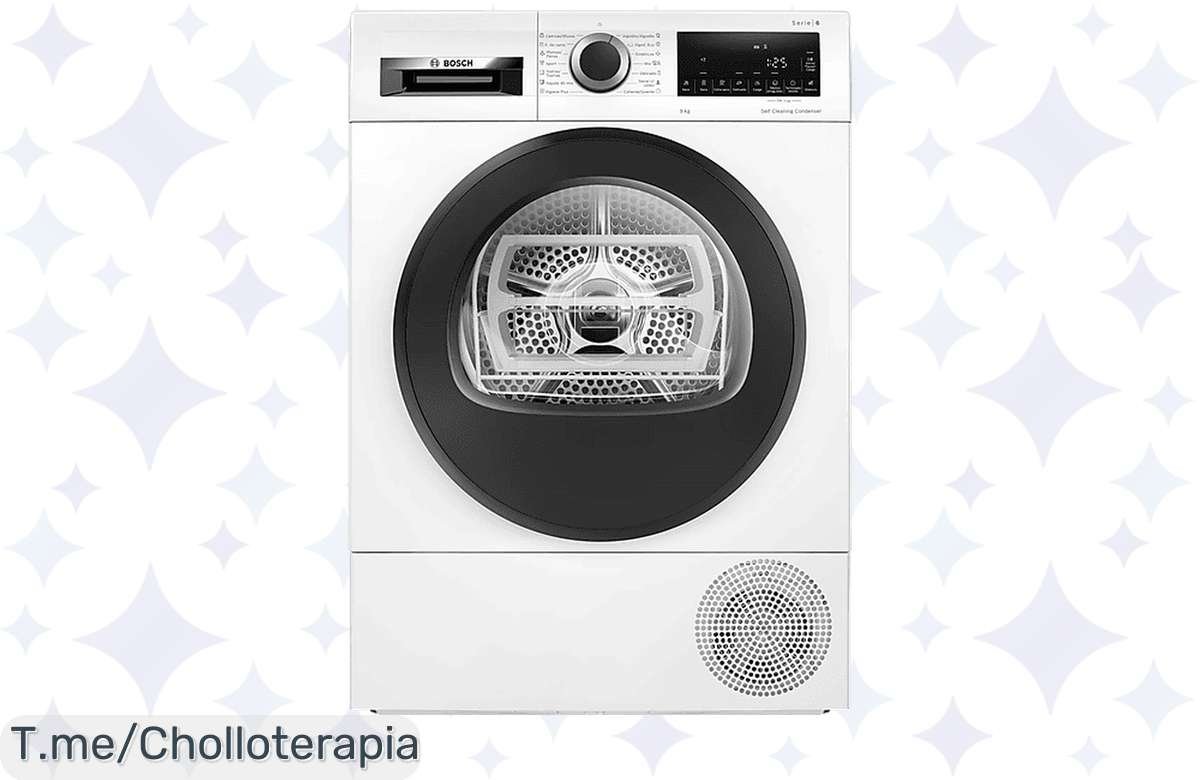 Transforma tu colada con la secadora Bosch WQG245D0ES: capacidad increíble y programas a medida que hacen el trabajo por ti. ¡Aprovecha este ofertón antes de que se acabe!