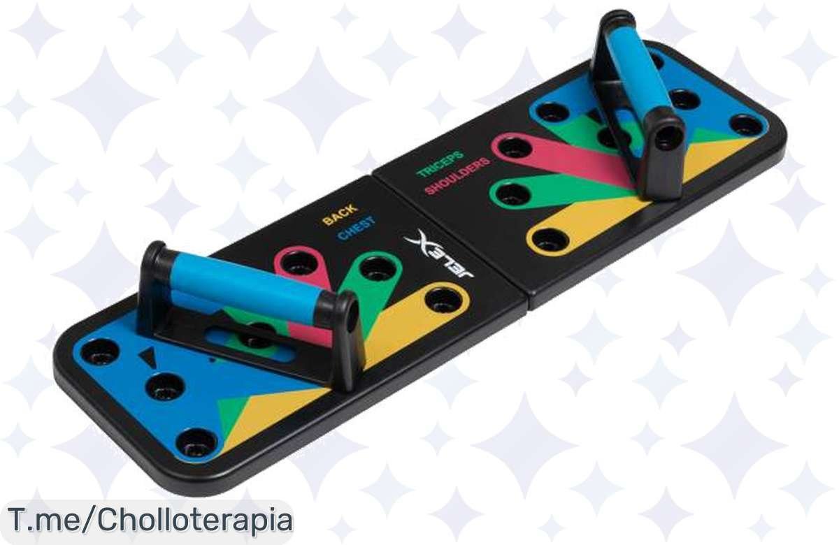Transforma tu cuerpo con el JELEX Tornado Chest Push Up Board, un super chollo para potenciar tu fuerza en casa. ¡Oferta limitada! ¡Compra ahora y siente la diferencia ya!