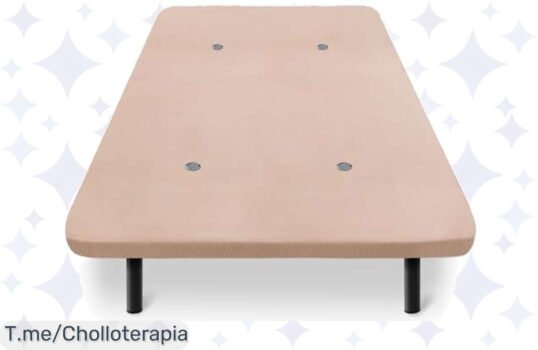 Transforma tu descanso con la Base Tapizada HOGAR24, un super chollo que cuida tu sueño y protege tu suelo ¡Aprovecha este ofertón antes de que se acabe!