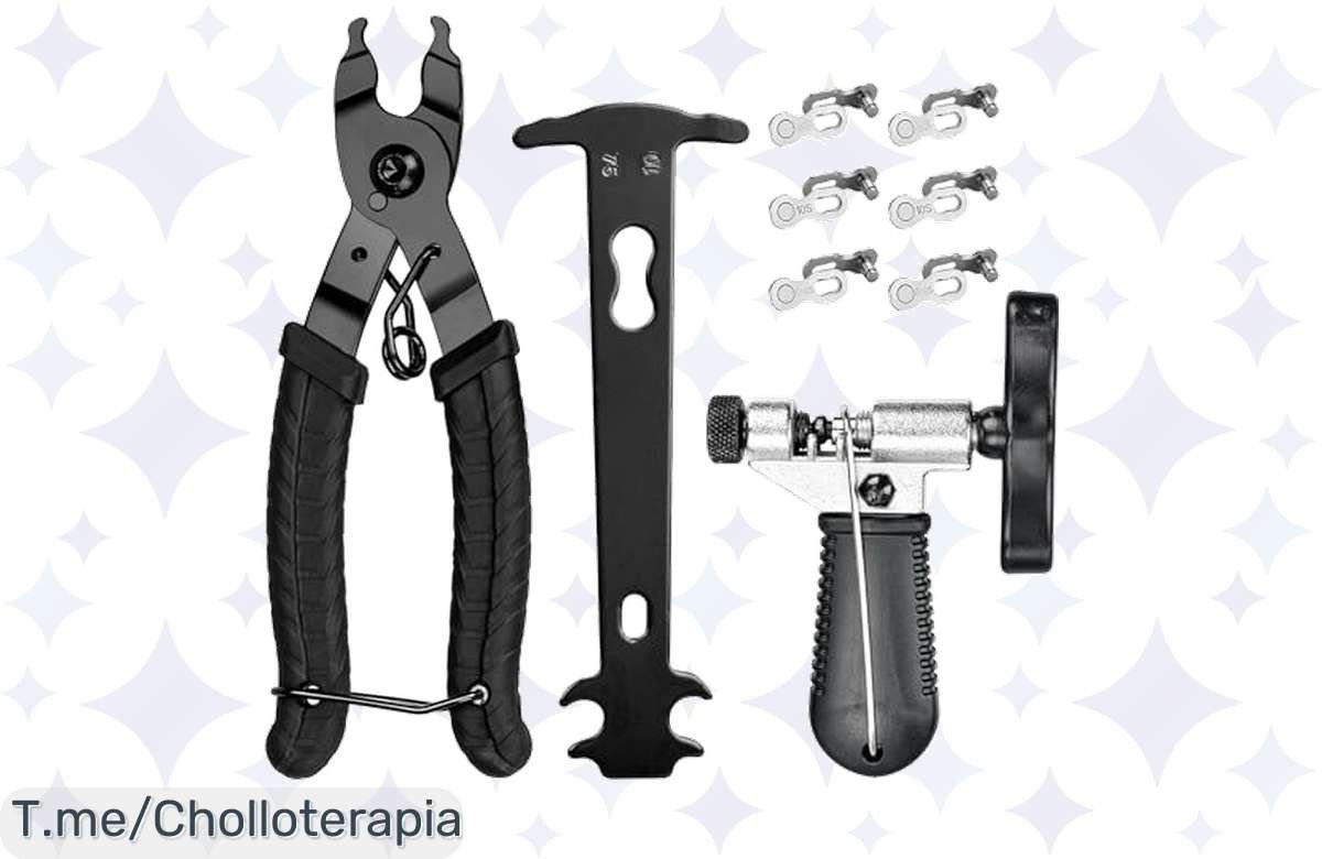 Transforma tu experiencia en bici con el Kit de Herramientas ¡Super chollo! Ahorra tiempo y disfruta al máximo. ¡No te lo pierdas, esta oferta limitada se va volando!