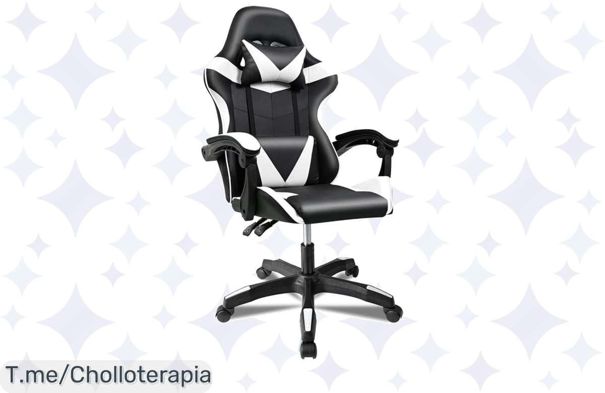 Transforma tu experiencia gaming con la T-LoVendo Silla Ergonómica: comodidad máxima que te hará disfrutar más tiempo jugando,¡aprovéchate de este ofertón limitado y compra ya!