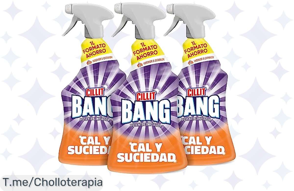 Transforma tu hogar con Cillit Bang: elimina 40 manchas difíciles de un solo golpe y aprovecha este super chollo de 3 litros antes que se agote, ¡compra ya!