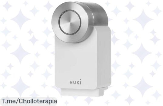Transforma tu hogar con Nuki Smart Lock Pro: instala en 3 minutos y olvídate de llaves ¡Aprovecha este ofertón limitado y controla todo desde tu smartphone ya!