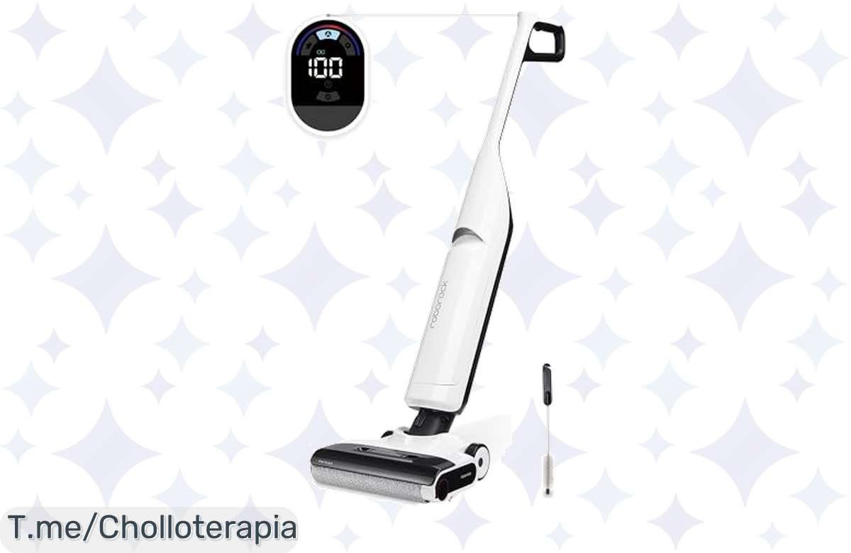 Transforma tu hogar con Roborock Flexi Lite: succión poderosa y 40 minutos de limpieza continua a un precio loco. ¡Aprovecha este ofertón antes que se agote!