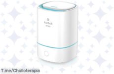 Transforma tu hogar con el Ambar Perfums Humidificador Ultra Silencioso, disfruta de 8 horas de calma y colores LED en un ofertón único ¡Compra ya antes que se agote!