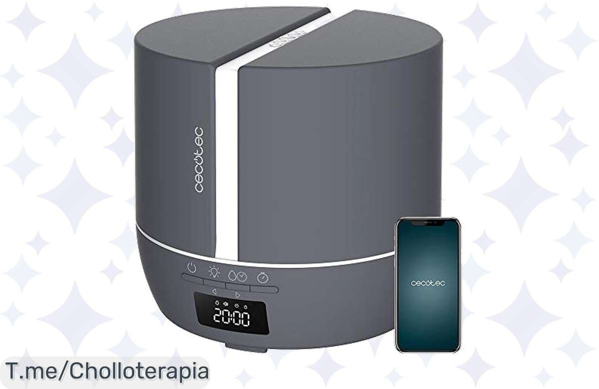 Transforma tu hogar con el Difusor PureAroma 550: ¡capacidad de 500ml y control desde tu smartphone! Aprovecha este ofertón único y crea el ambiente perfecto hoy mismo.