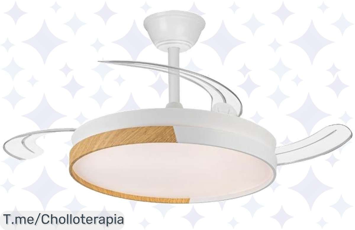 Transforma tu hogar con el Ventilador de Techo VISTA: ¡silencioso, elegante y a control remoto! Obtén este super chollo antes que se acabe, actúa ya y disfruta del verano todo el año.