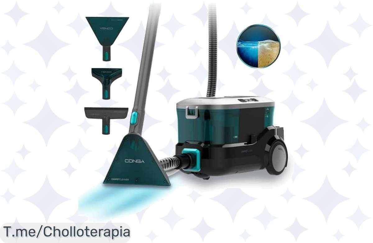 Transforma tu hogar con el aspirador Cecotec Conga CarpetClean 10000 a un precio loco: succión potente y limpieza sin esfuerzo. ¡Aprovecha esta oferta antes que se acabe!