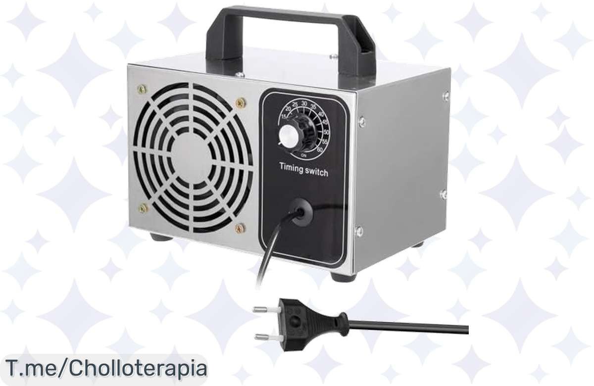 Transforma tu hogar con el generador de ozono Geevorks, elimina virus en minutos y respira aire puro; aprovecha este chollazo antes que se agote ¡Compra ahora!