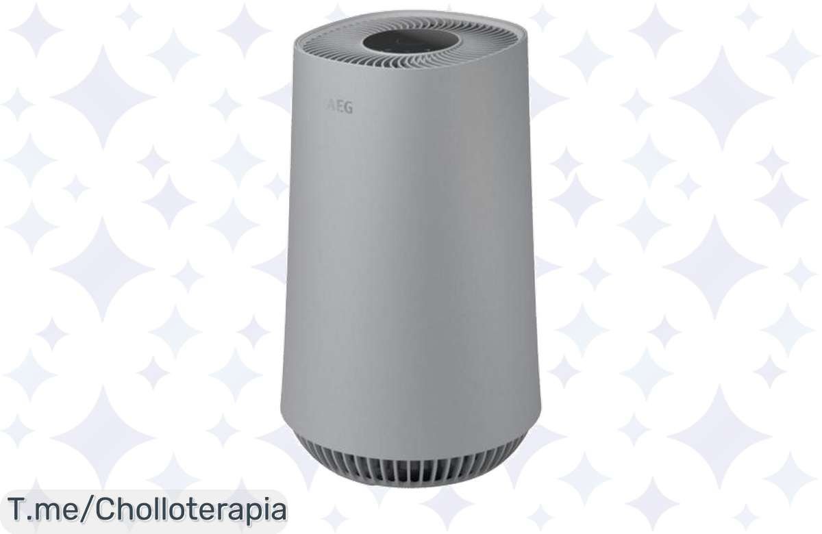 Transforma tu hogar con el purificador AEG AX31-201GY: limpieza de aire al 99,6% y modo silencioso. Aprovecha este chollo único antes que se agote ¡Compra ya y respira tranquilo!