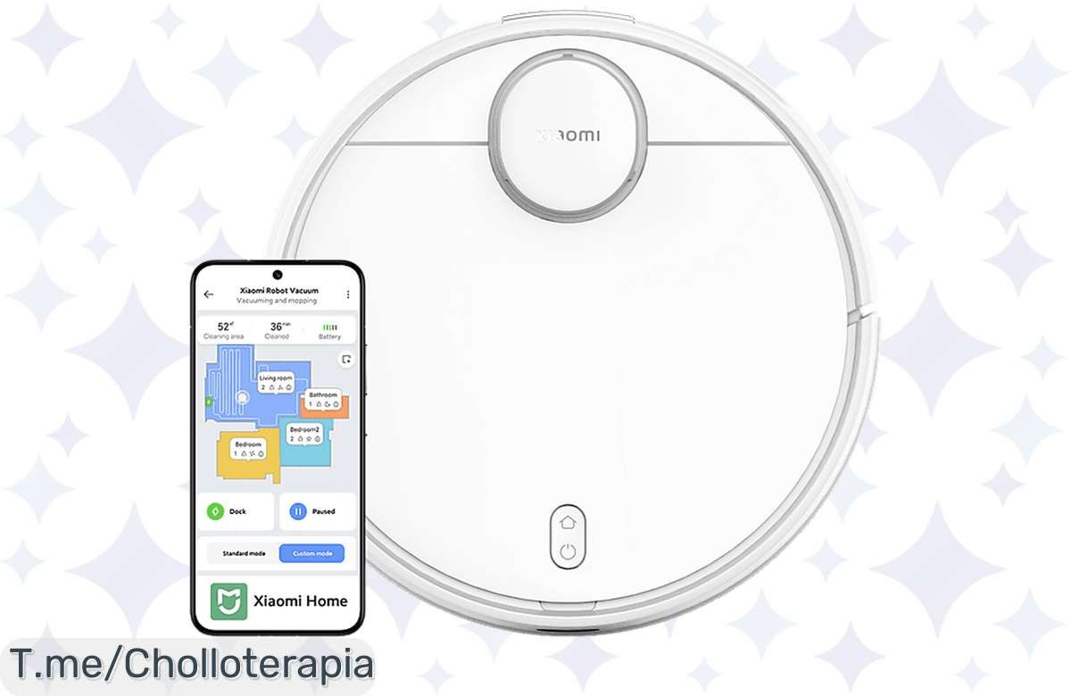 Transforma tu hogar con el robot aspirador Xiaomi S12, un chollo nunca visto que brilla en 130 minutos. ¡Aprovecha esta oferta única antes de que se agote!