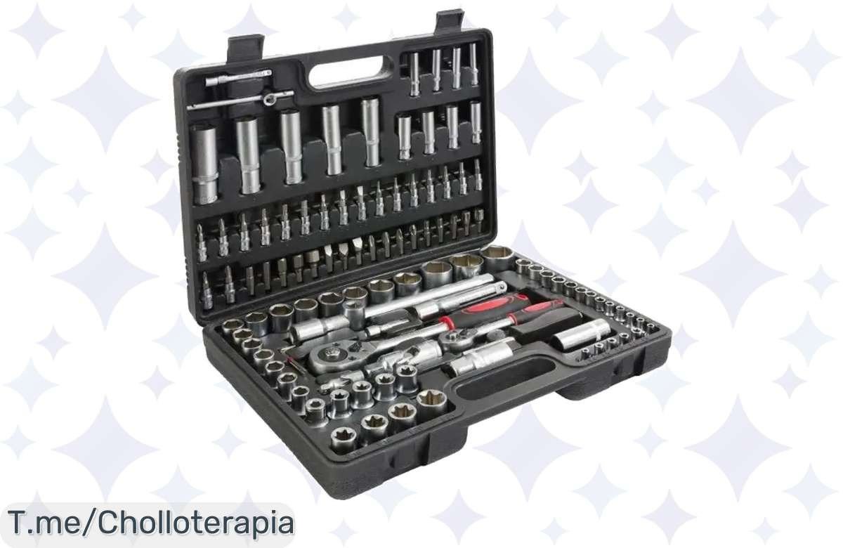 Transforma tu hogar con este super chollo: Juego de herramientas de 108 piezas que hará tus tareas pan comido. Stock limitado, ¡actúa ya y aprovecha este ofertón único!