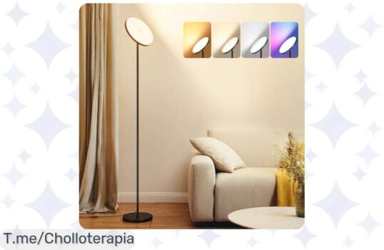 Transforma tu hogar con la Lampara de Pie OTREN, un ofertón único que crea atmósferas perfectas al instante Aprovecha el descuentazo y cómprala ya antes que se acabe