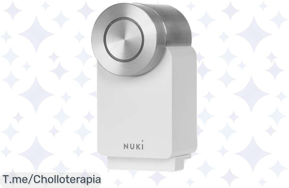 Transforma tu hogar con la Nuki Smart Lock Pro: acceso sin llaves y control total desde tu smartphone. ¡No te pierdas este chollazo, stock limitado!