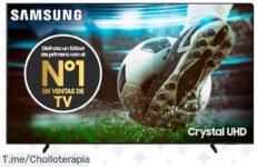 Transforma tu hogar con la Samsung TV Crystal UHD 4K de 98 a un precio loco, colores vibrantes y nitidez asombrosa te esperan ¡Aprovecha este ofertón antes que se agote!