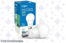 Transforma tu hogar con la bombilla LED inteligente TPLink TAPO L520E a un precio loco, controla la luz con tu voz y ahorra energía ¡Aprovecha este chollazo antes que se acabe!