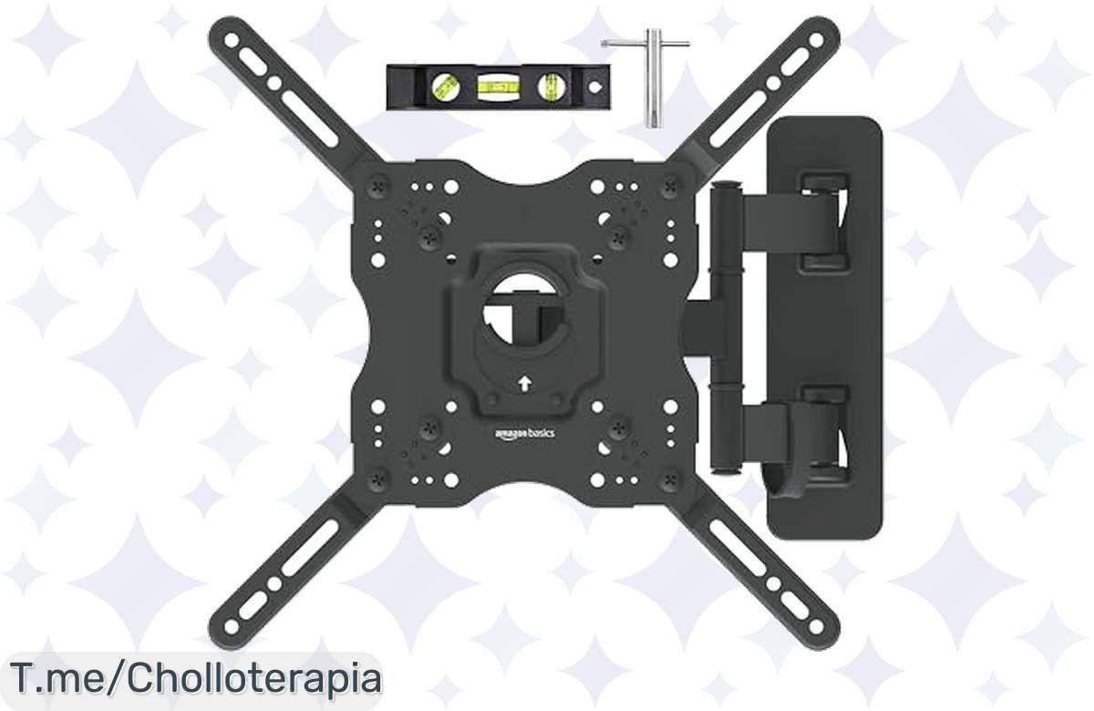 Transforma tu hogar con nuestro soporte de pared giratorio para TV: aguanta 36 kg, instalación fácil y un precio loco. ¡No dejes pasar este chollazo limitado!