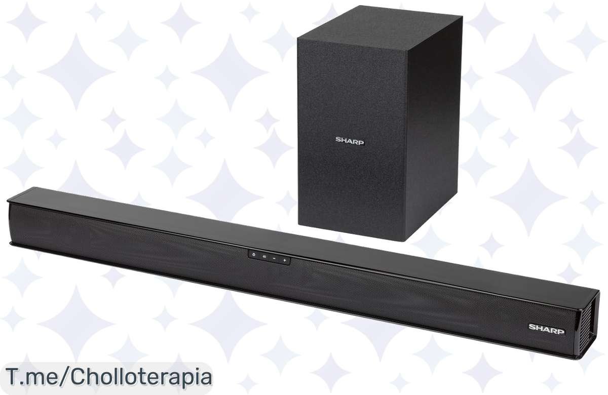 Transforma tu hogar en un cine con la barra de sonido Sharp HTSBW182, sonido envolvente a precio loco. ¡No te lo pierdas, compra ahora antes que se agote!