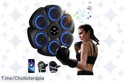 Transforma tu hogar en un gimnasio con nuestra máquina de boxeo musical Bluetooth, ¡disfruta del super chollo que te hará ponerte en forma y diviértete ya! ¡Compra antes de que se agote!
