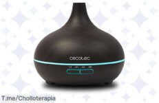 Transforma tu hogar en un oasis de frescura con el Humidificador Ultrasónico Pure Aroma 300 Yin, vapor frío y 7 colores LED, super chollo limitado, ¡compra ahora y siente la diferencia!
