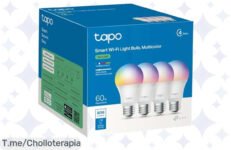 Transforma tu hogar en un oasis de luz con el super chollo de las bombillas TPLink Tapo L530E, controla colores y brillo desde tu voz ¡Cómpralas ya antes que se agoten!