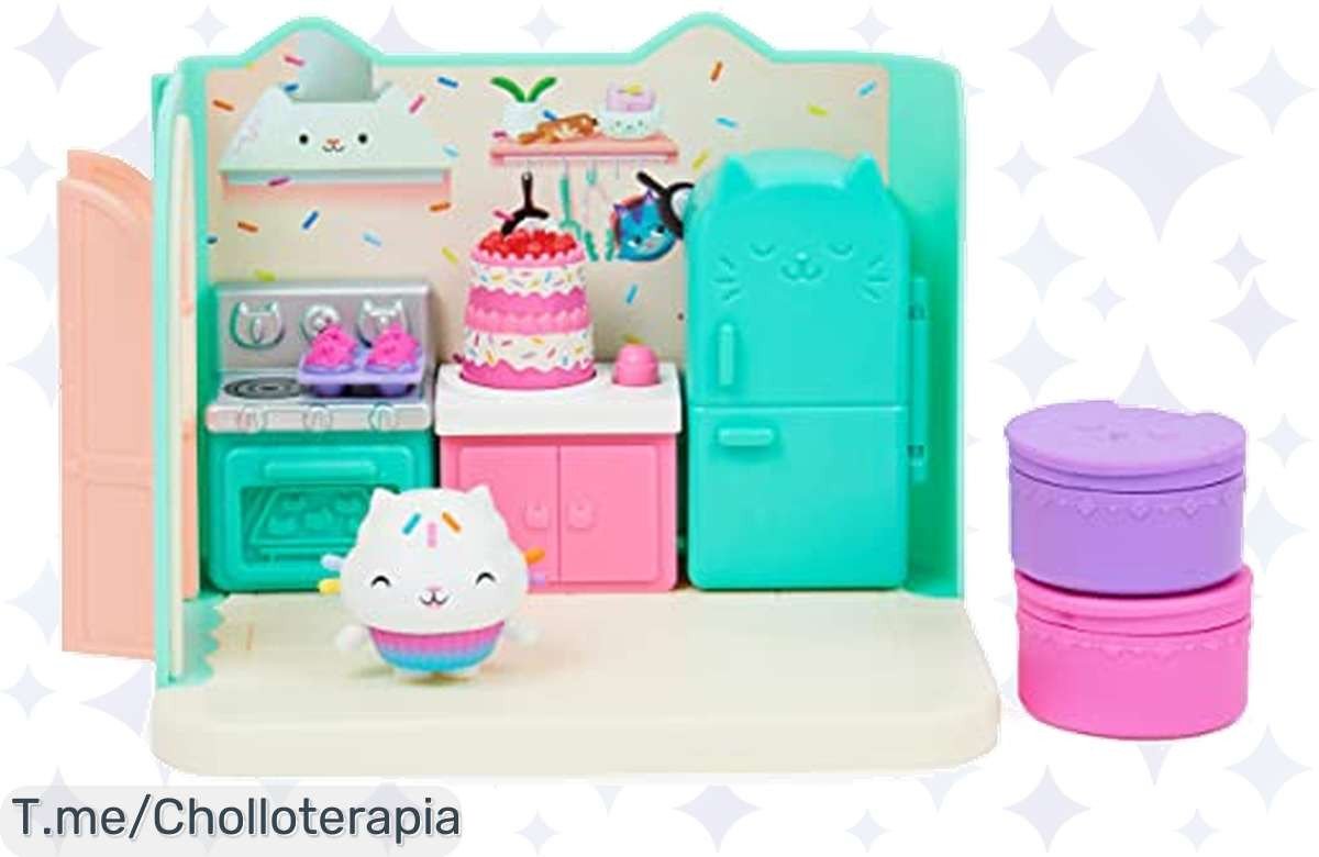 Transforma tu hogar en un parque de diversiones con La Cocina de Muffin de Gabby: ¡crea, juega y sorprende! No te pierdas este ofertón único antes que se agoten.